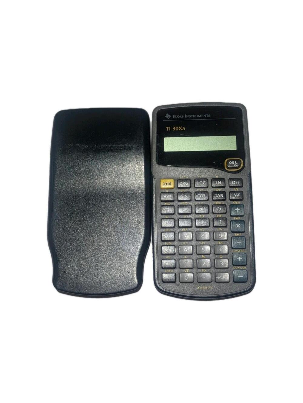 Texas Instruments TI-30X-A Scientific Calculator Cover TESTED Works TI-30A Solar